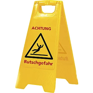 SPRINTUS Warnaufsteller "Achtung Rutschgefahr" gelb