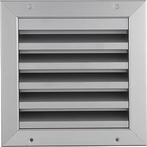 UPMANN Wetterschutzgitter eckig zum Einbauen 195 x 195 mm Alu silber