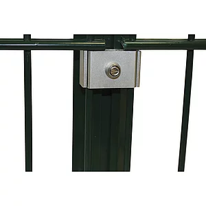 H+S Mattenklemmset UNI gerader Zaunverlauf Inhalt 3 Stück