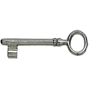 Keilbartschlüssel Tosisch, Sperre LB 2, vernickelt