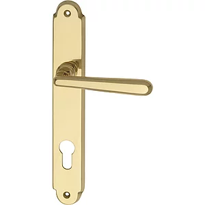 MARCHESI FH Drückergarnitur ALT-WIEN - auf Schild PZ 88, Messing poliert