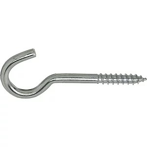 Lusterhaken mit Holzgewinde 4.8x100 verzinkt-blau