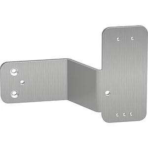 Montageplatte econ Exit 2010 für Türwächter an Stangengriffen, links, Edelstahl