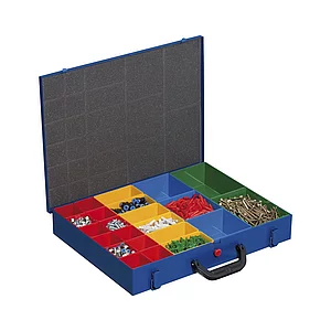 Sortimentkoffer EuroPlus Pro M 44H-23 aus Metall mit 23 Einsätzen