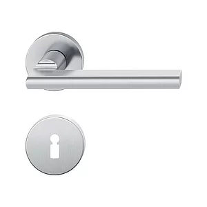 FSB Drückergarnitur 12 1035 ASL auf Rosette BB, Edelstahl matt