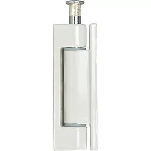 Aufschraubband 14 x 80 mm, Stahl kunststoffbeschichtet weiß