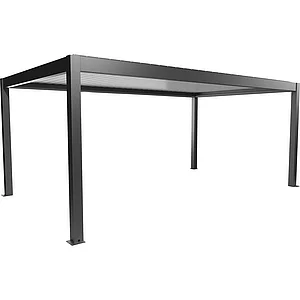 BIOHORT Pergola Gr. 6 x 3,5 dunkelgrau/weiß