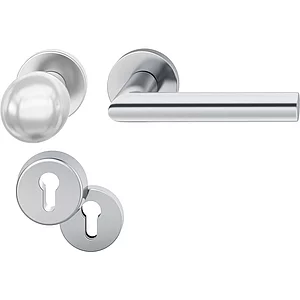 FSB Haustürwechselgarnitur 12 1076, Edelstahl matt