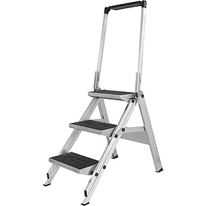 HYMER Alu-Sicherheitstreppe mit Bügel Type 6061 Stufen=3 Höhe=0,70 m