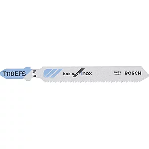 BOSCH Stichsägeblatt T118EFS rostfreien Stahl - 5 Stück