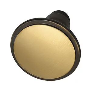 MARCHESI Knopfdrückerlochteil, ø 55 mm, Messing patiniert