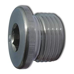 DIN908 G 1/8" Edelstahl A2 Verschlussschraube zylindrisches Gasgewinde