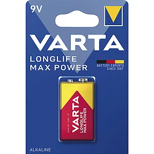VARTA Batterie Longlife Max Power 9 Volt 1 Stück