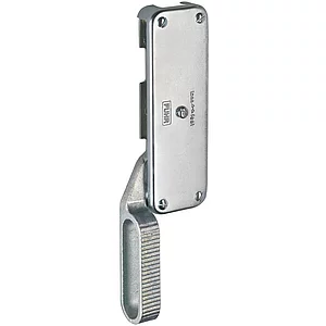 Falttortreibriegel, Hub 45, 240 x 70 x 24 mm, links, verzinkt