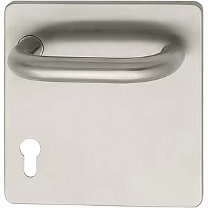 FH-Wechselgarnitur GEOS 1754/D55K m Breitschild PZ88, universal, silber elox