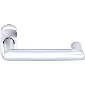 OGRO Drückerlochteil PREMIUM 8907/6620 - mit Rosette, Alu silber eloxiert