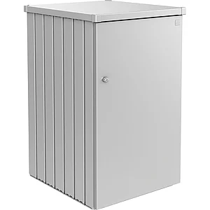BIOHORT Mülltonnen-Box Alex 1 silber-metallic