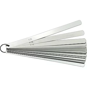 RICHTER Fühlerlehre Messbereich 0,05-1,00 mm Blattlänge 200 mm 20 Blatt