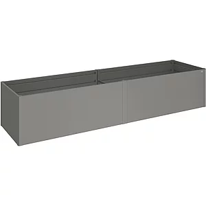 BIOHORT HochBeet Gr. 4x1 quarzgrau-metallic