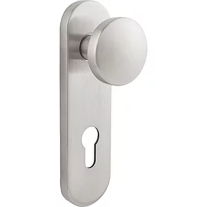 BKS Knopfkurzschild für außen, B 72610, Edelstahl