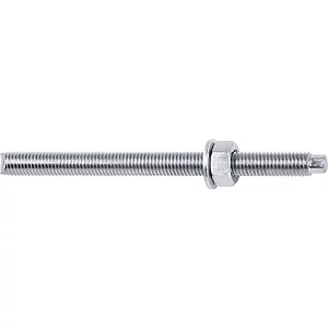 CELO Ankerstange M12x220 - 5.8 verzinkt-blau mit Mutter und Scheibe