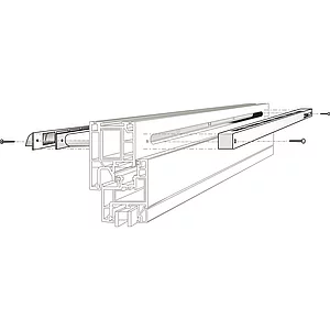 FRESH Luftkanal F33 für Hohlprofile zu Fensterfalzventil F32 Kunststoff RAL 9016