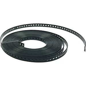 Lochbandeisen 14x3mm 10 Meter, PVC ummantelt