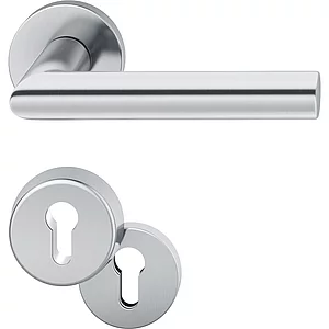 FSB Haustürdrückergarnitur 12 1076, Edelstahl matt