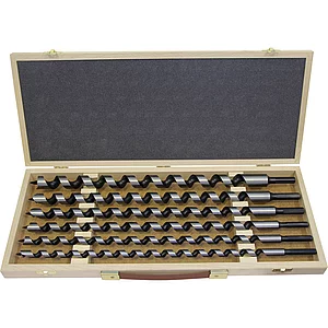 FISCH Schlangenbohrer-Kassette Länge 460 mm 6-teilig in Holzkassette