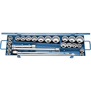 GEDORE Steckschlüssel-Satz D32EMAU-2 3/4"vierkant Umschaltknarre 25-tlg.
