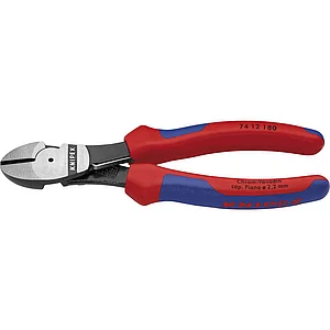 KNIPEX Kraft-Seitenschneider mit Feder DIN 5749 2K-Griff Länge 180 mm