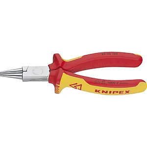 KNIPEX VDE-Rundzange DIN 5745 mit kurzen, runden Backen Länge 160 mm