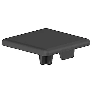 FATH Abdeckkappe für Profile 40 x 40 mm steckbar 1 Kreuz schwarz Nut 8