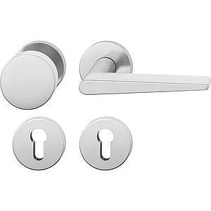 FSB Feuerschutz Wechselgarnitur 76 1005 AGL DIN PZ, rechts, Edelstahl matt