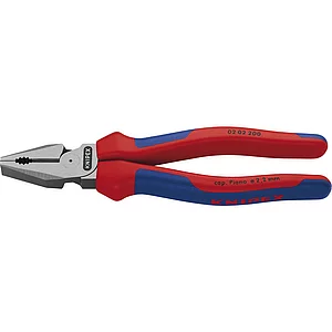 KNIPEX Kraft-Kombizange, poliert, 2-K Griffe 200 mm