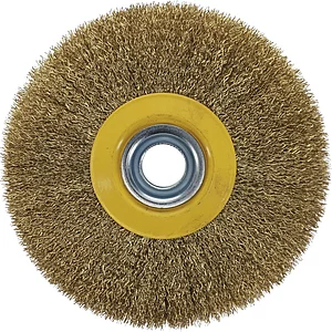 OSBORN Rundbürste mit Bohrung 150 x 32 x 20 mm Messing gewellt