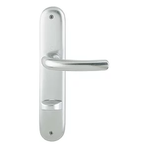 HOPPE Drückergarnitur TOKYO - auf Schild WC 78, 37 - 42, silber eloxiert