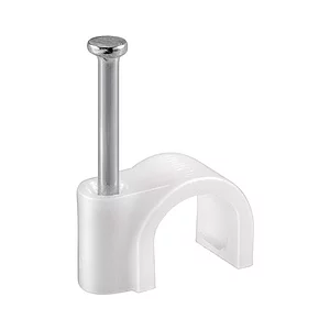 Nagelschelle 7 mm Kunststoff weiß