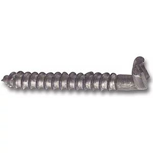 Schlitzschraubhaken mit Holzgewinde und Schlitz 6.0x 48 verzinkt-blau