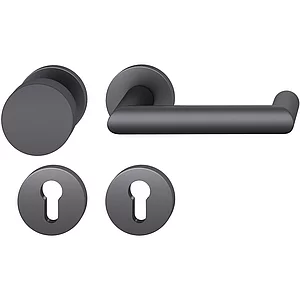 FSB Feuerschutz Wechselgarnitur 79 1016 AGL ÖNORM PZ, links, schwarz matt