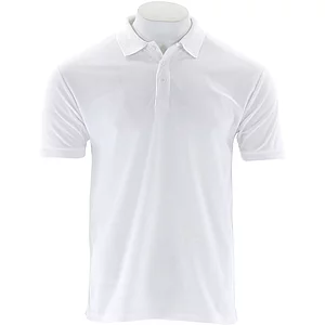 FRUIT OF THE LOOM Polo-Shirt Piqué Type F502 weiß S