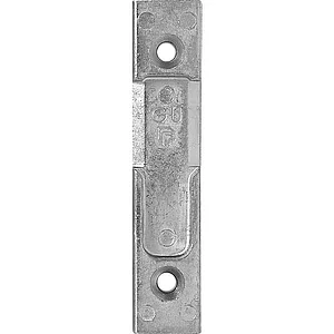 GU Schließteil für Rollzapfen, Stulp 16 mm, Falz 4 mm, verzinkt silberfärbig