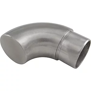 ECONOMY Handlauf Endstück für Rohr ø 42,4 x 2,0 mm,Edelstahl geschliffen V2A