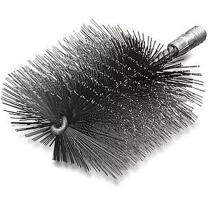 LESSMANN Heizkesselbürste 50 X 100 mm Aufnahme W 1/2" Stahldraht