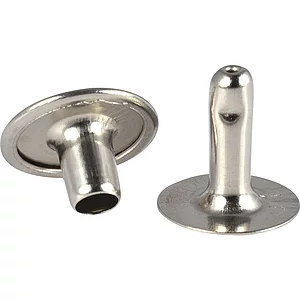 Hohlniete zweiteilig 5.4X12.7 mm Stahl vernickelt / Großpackung