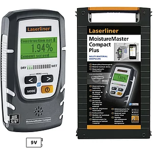 LASERLINER Holz- und Bau-Feuchtemessgerät MoistureMaster Compact Plus