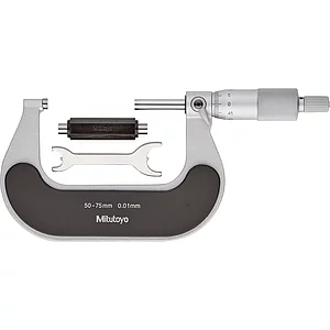 MITUTOYO Bügelmessschraube mit Einstellmaß DIN 863/1 Messbereich 50-75 mm