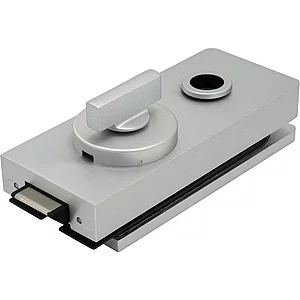 Schloss Studio 1121 WC m. Riegelolive, Glas 8 mm, Alu silber eloxiert (10.154)