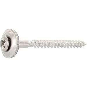 Spenglerschraube 4.5x 25 Pozidriv 2 Edelstahl A2 mit Dichtscheibe ø 15mm vormont