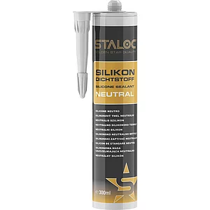 STALOC Neutralsilikon 300ml schwarz